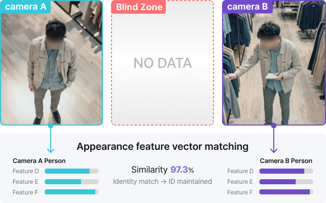 Cross-camera appearance matching