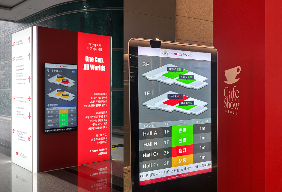 "AI Reports Exhibition Congestion"… Triplet Demonstrates at Seoul Cafe Show